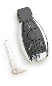 Mercedes 3 button Slot Key(HU164ST)