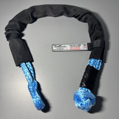 画像2: 3/8"x10" Xtreme soft shackle　(Blue)